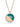 Fan-Dance Malachite and Diamonds Pendant